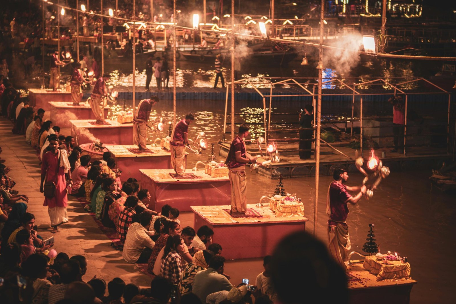 Ganga Aarti in Varanasi North India Spiritual Tour